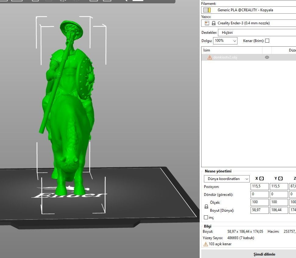 Don Quixote 3D print model_33