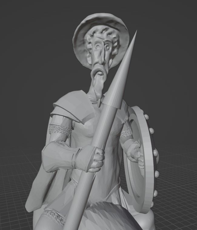 Don Quixote 3D print model_18