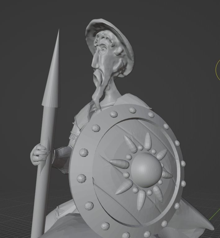 Don Quixote 3D print model_12