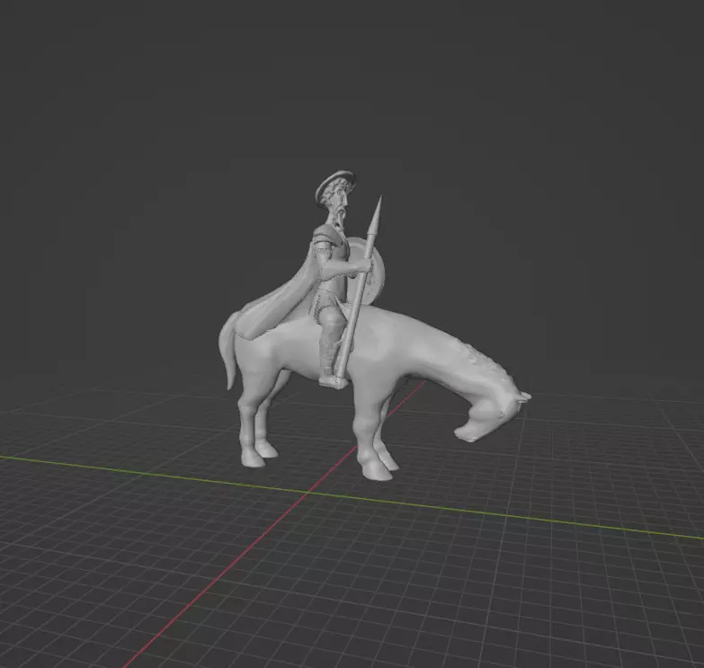 Don Quixote 3D print model_0