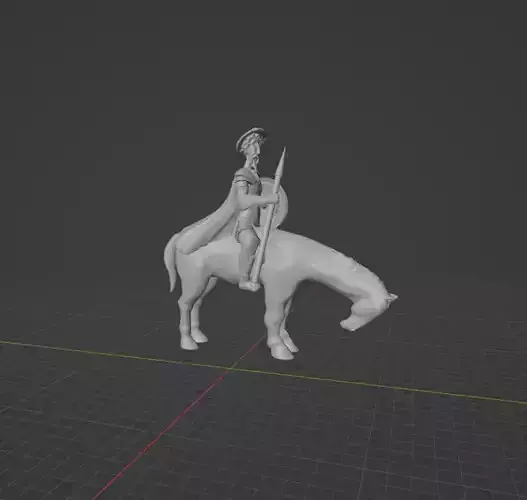 Don Quixote 3D print model