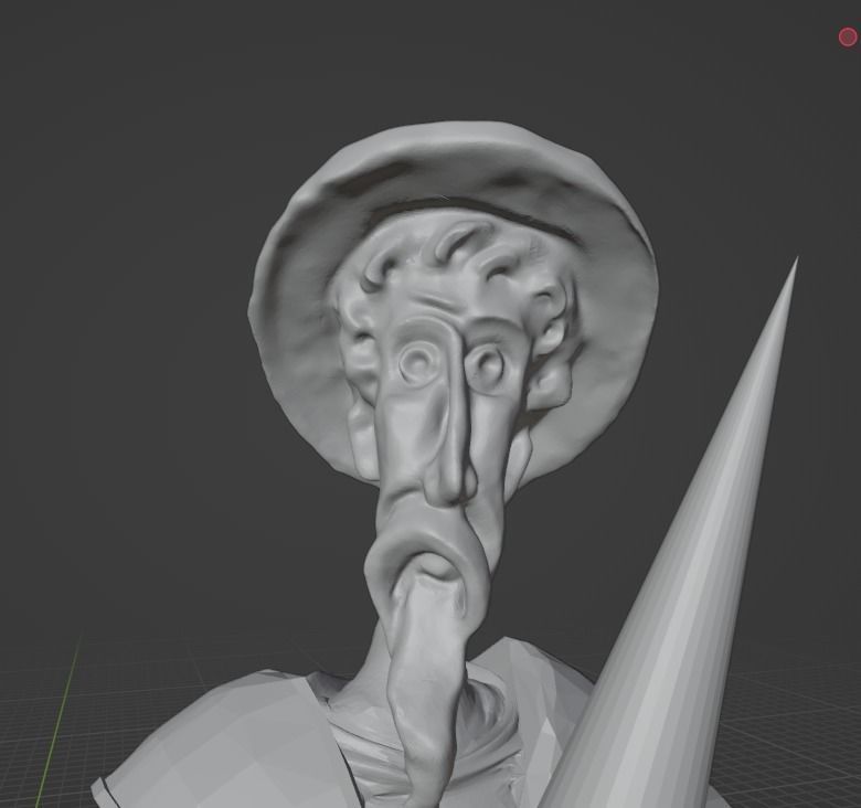 Don Quixote 3D print model_13