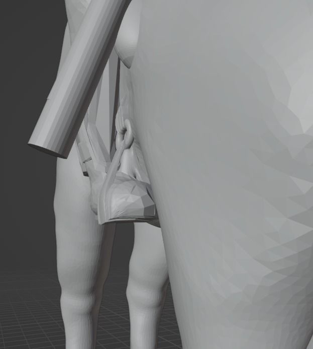 Don Quixote 3D print model_21