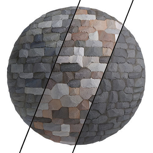 Ston Wall Material 14- Stone Wall Decorative Pbr 4k Texture
