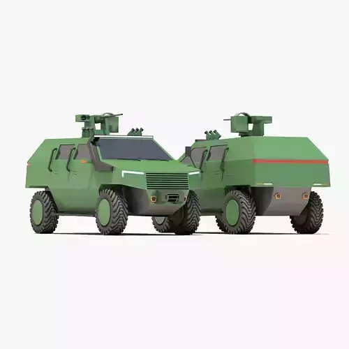Lizard 4x4 Tactical Concept Reconnaissance RCWS