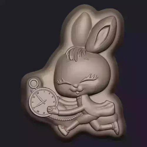 Bunny 3D PRINTING MOLDS 3D print model