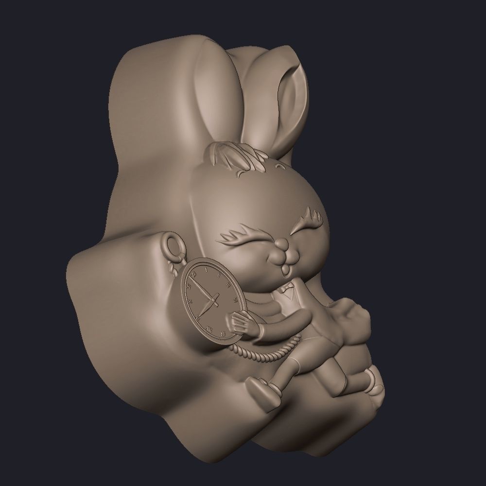 Bunny 3D PRINTING MOLDS 3D print model_1