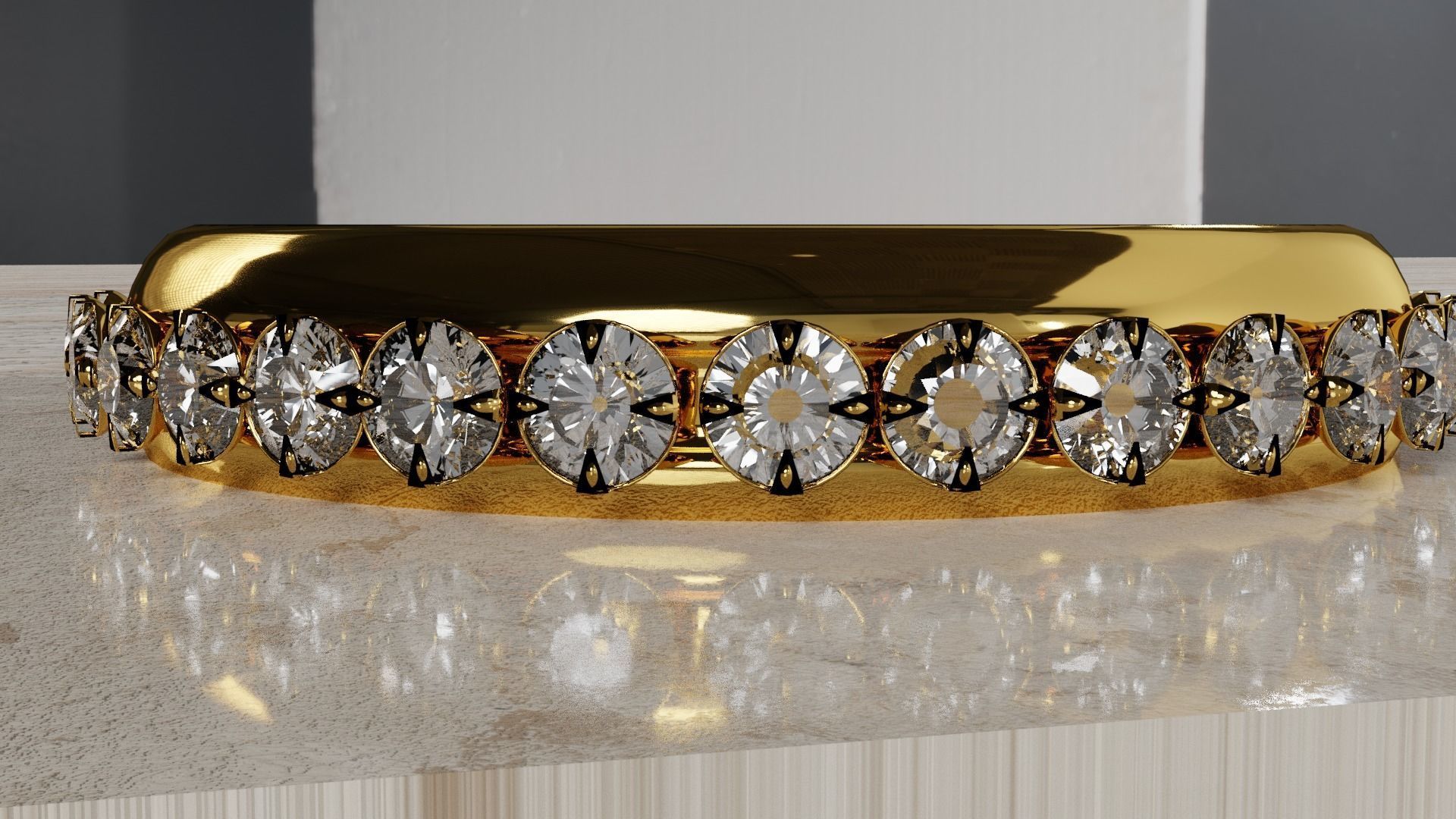 Diamond Ring 3D model_5