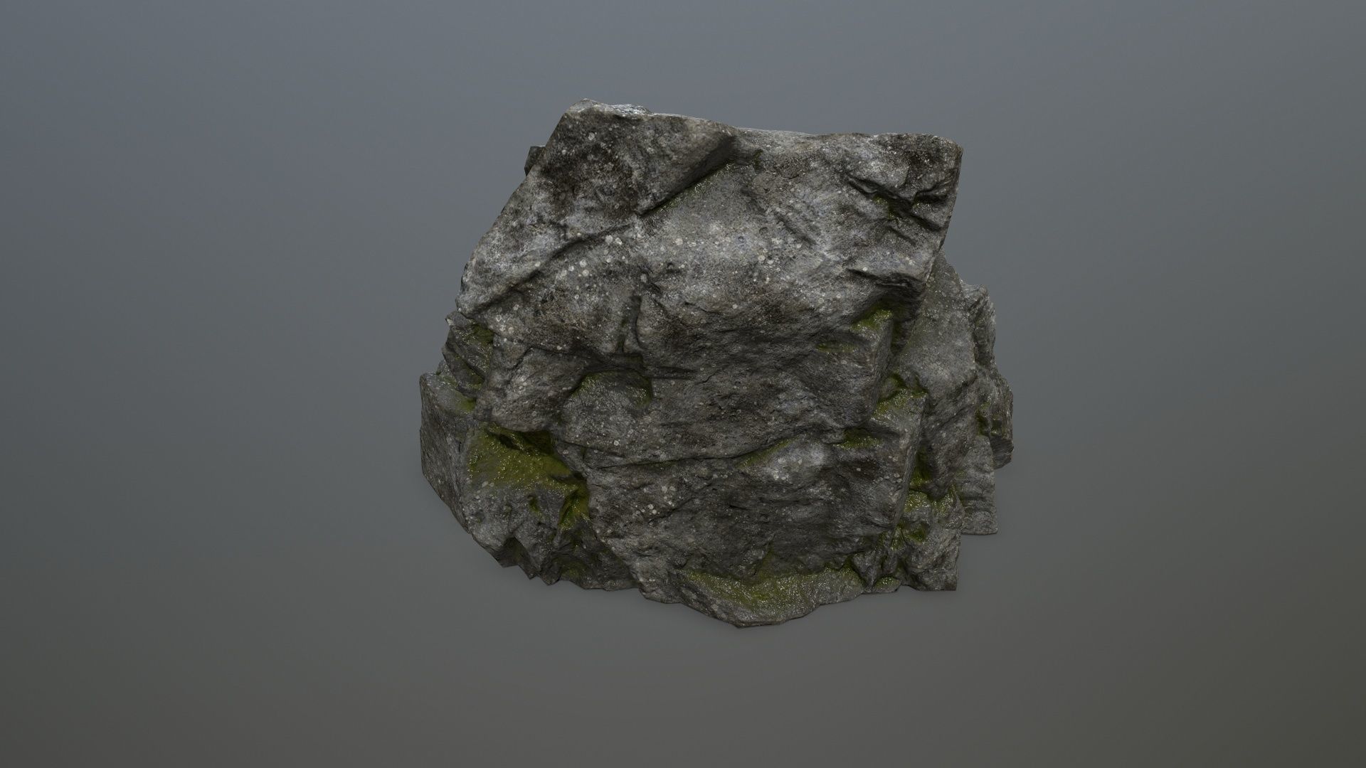 Skull Cave Low-poly 3D model_5