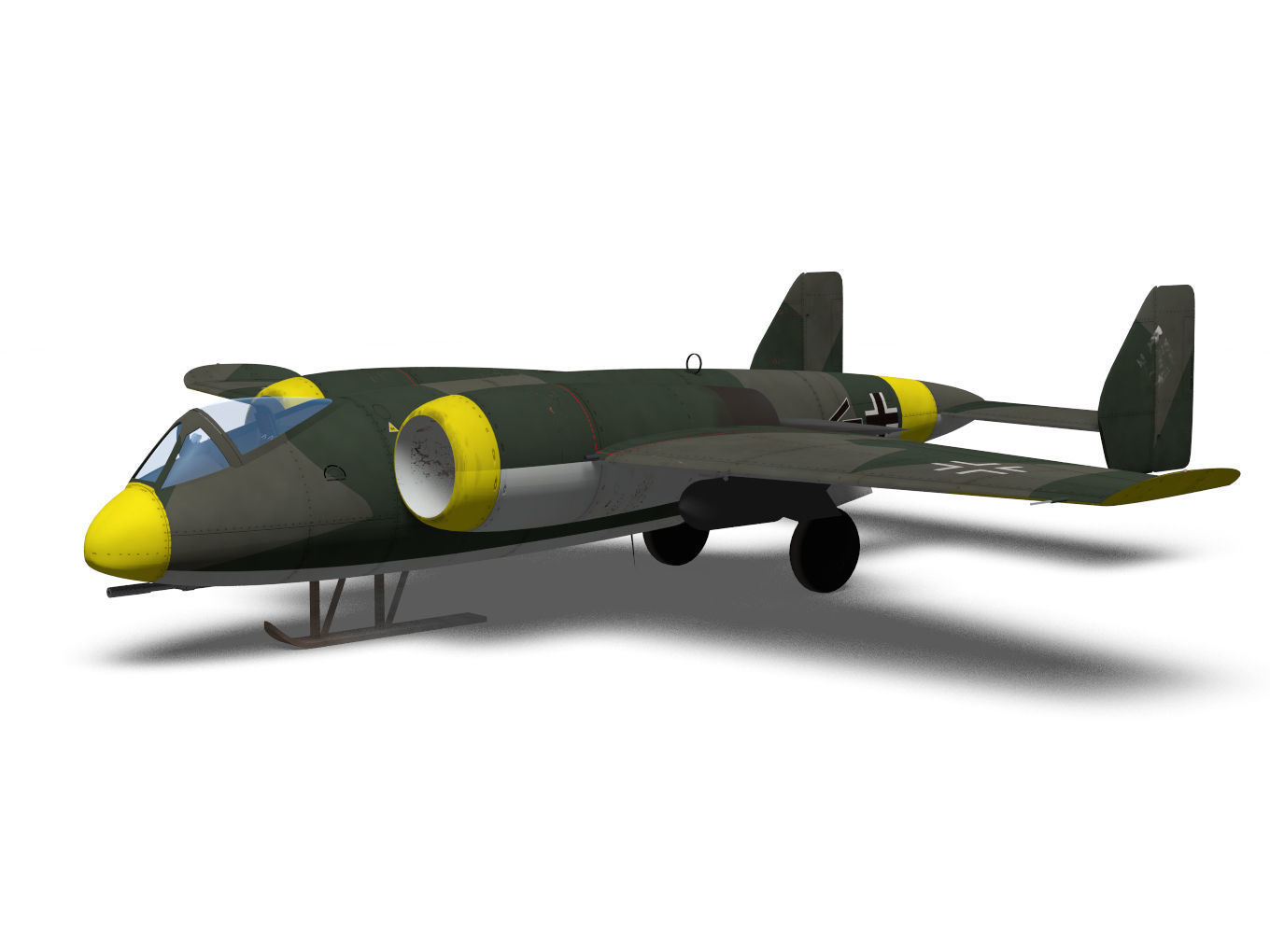 Junkers Ground Attack 3D model_1