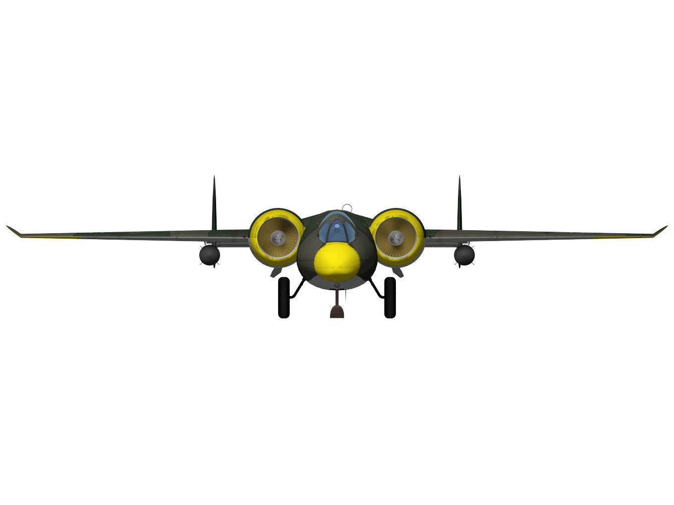 Junkers Ground Attack 3D model_5