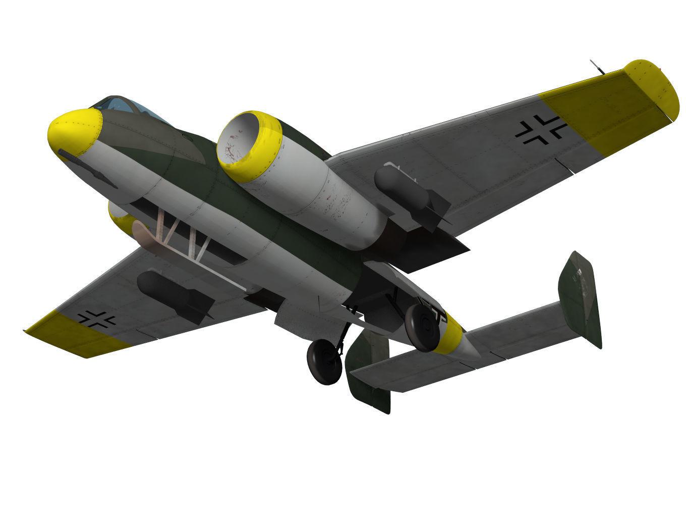 Junkers Ground Attack 3D model_3