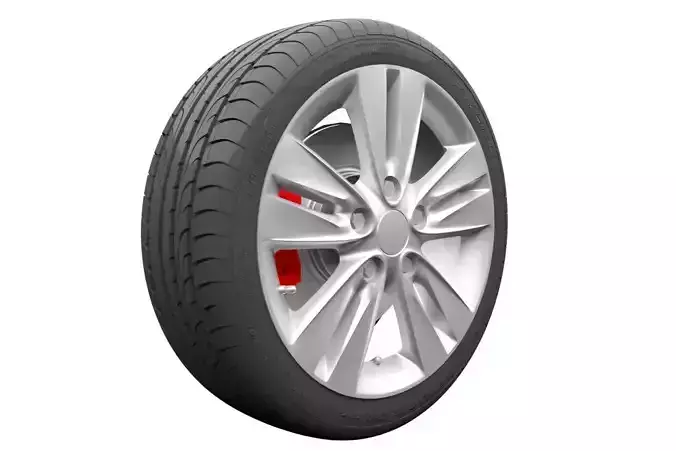 Realistic Wheel 8 tyres