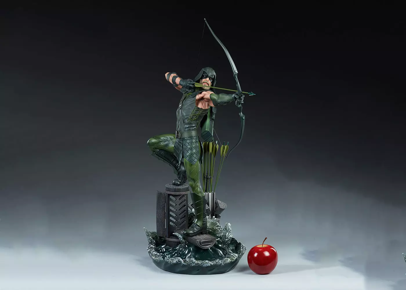 Green Arrow 3d model sculpture ready print 3D print model_0