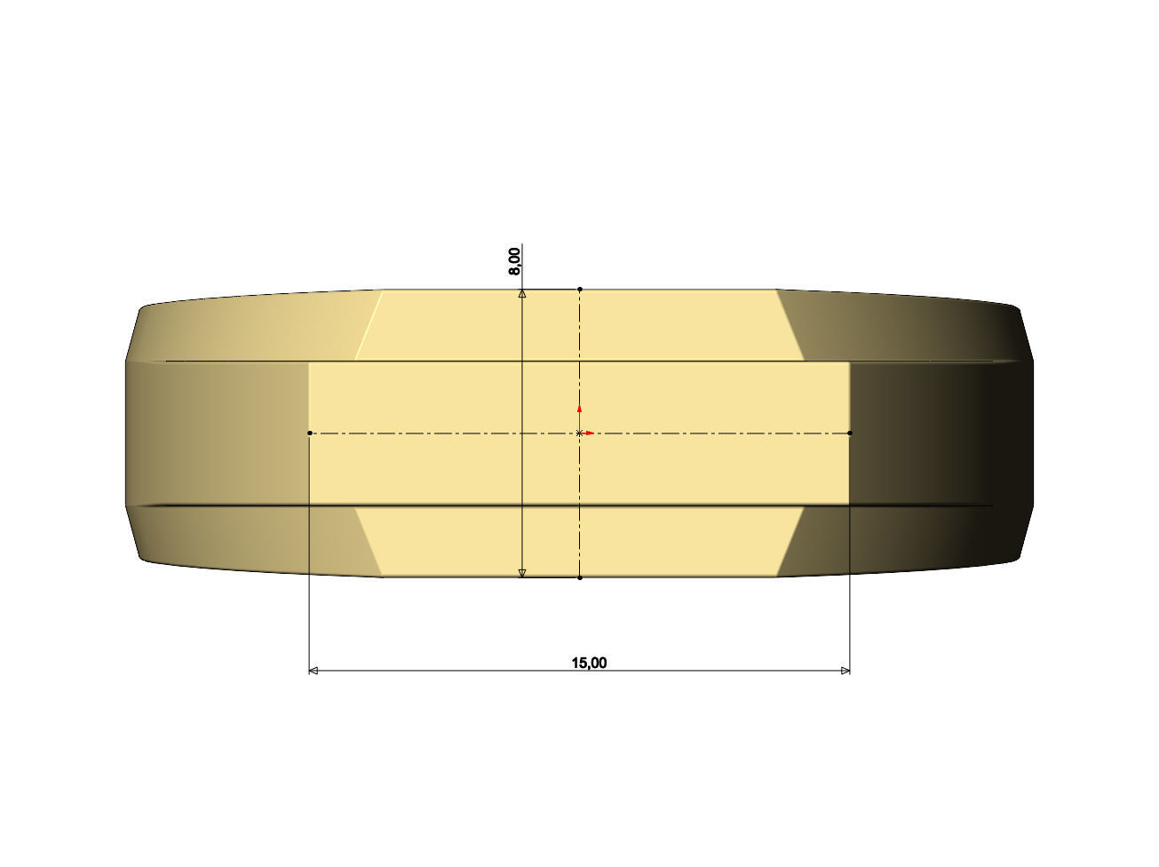 Rectangular stepped signet ring US sizes 5to13 3D print model_7
