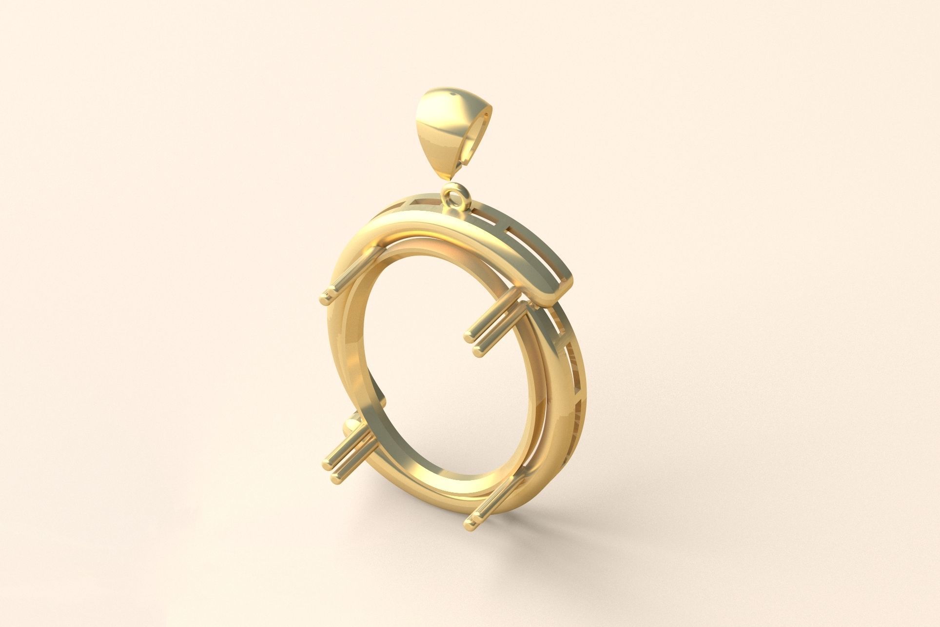 Pendant P 005 Free 3D print model_2