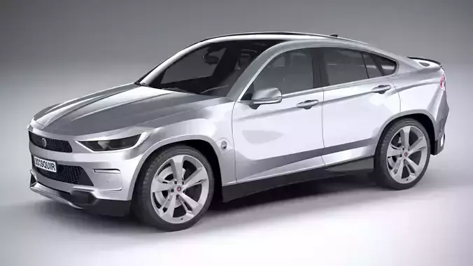 Generic SUV Coupe 2018 LowPoly