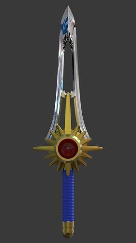 Power Ranger Wild Force Saber 3D print model