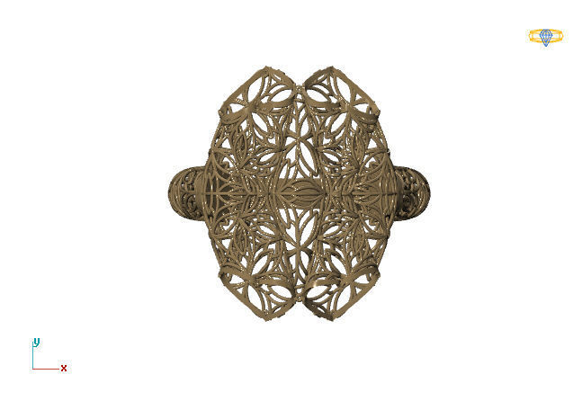 Fusion Ring Group 3DM Model 54 3D print model_1