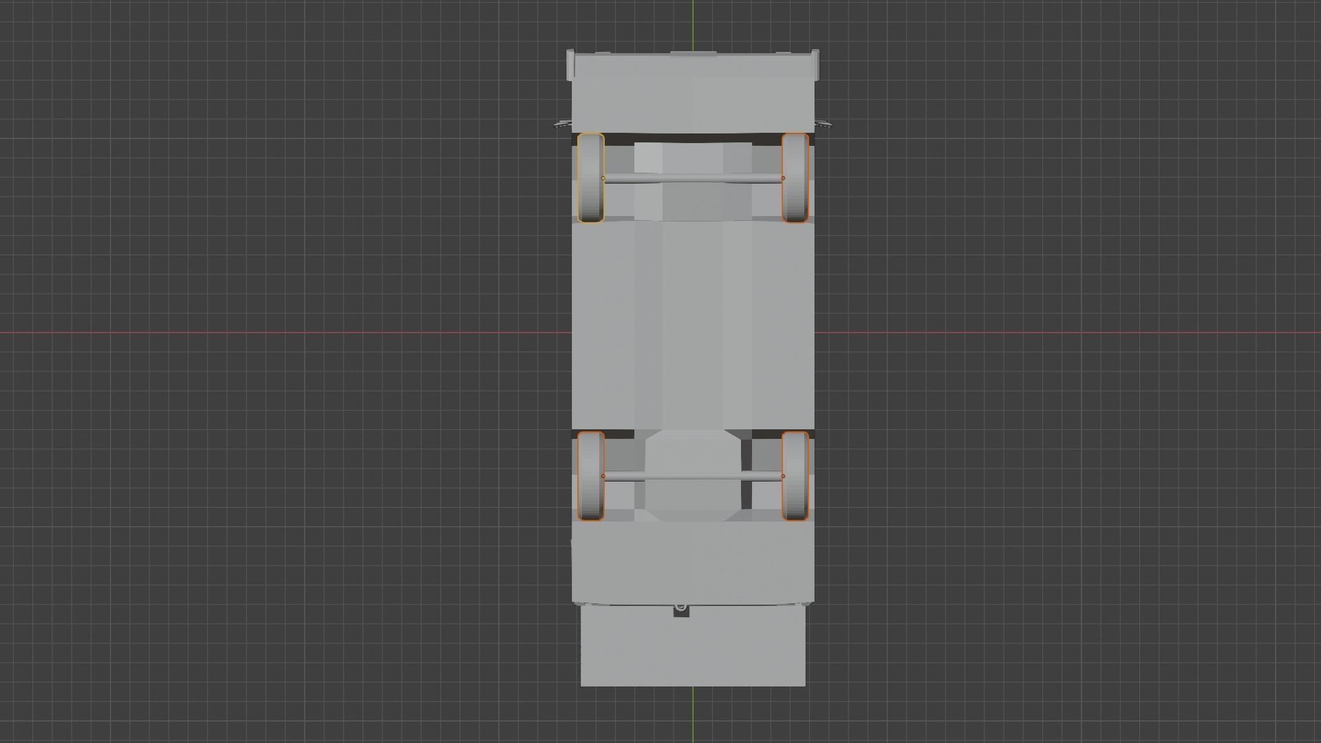 Retro Caravan Low Poly Low-poly 3D model_15