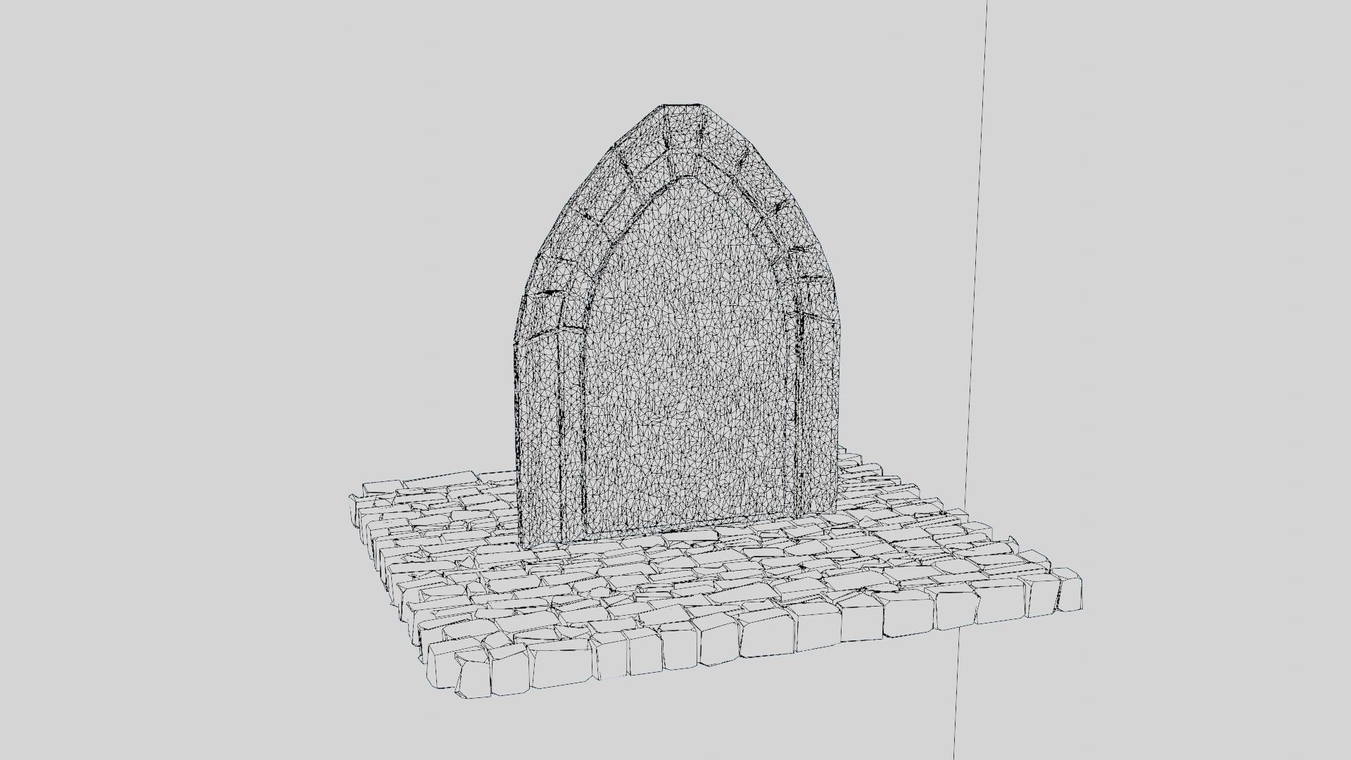 Dead cells door Low-poly 3D model_18