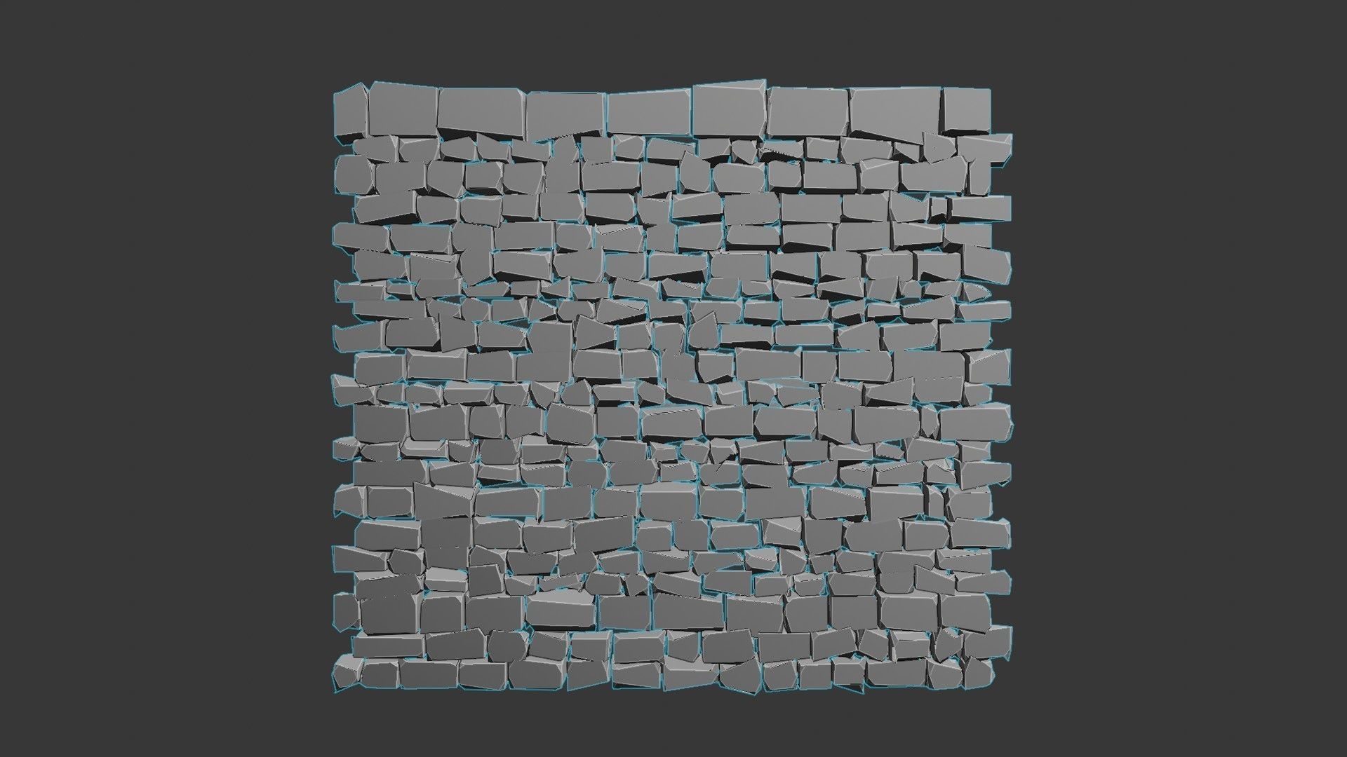 Dead cells door Low-poly 3D model_13