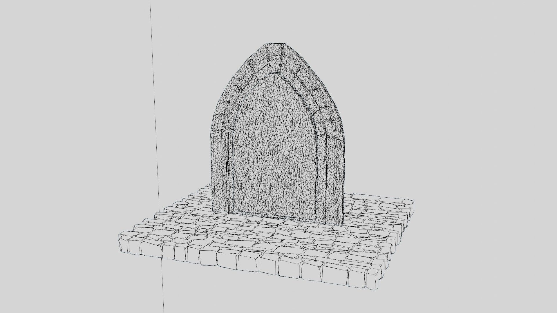 Dead cells door Low-poly 3D model_19