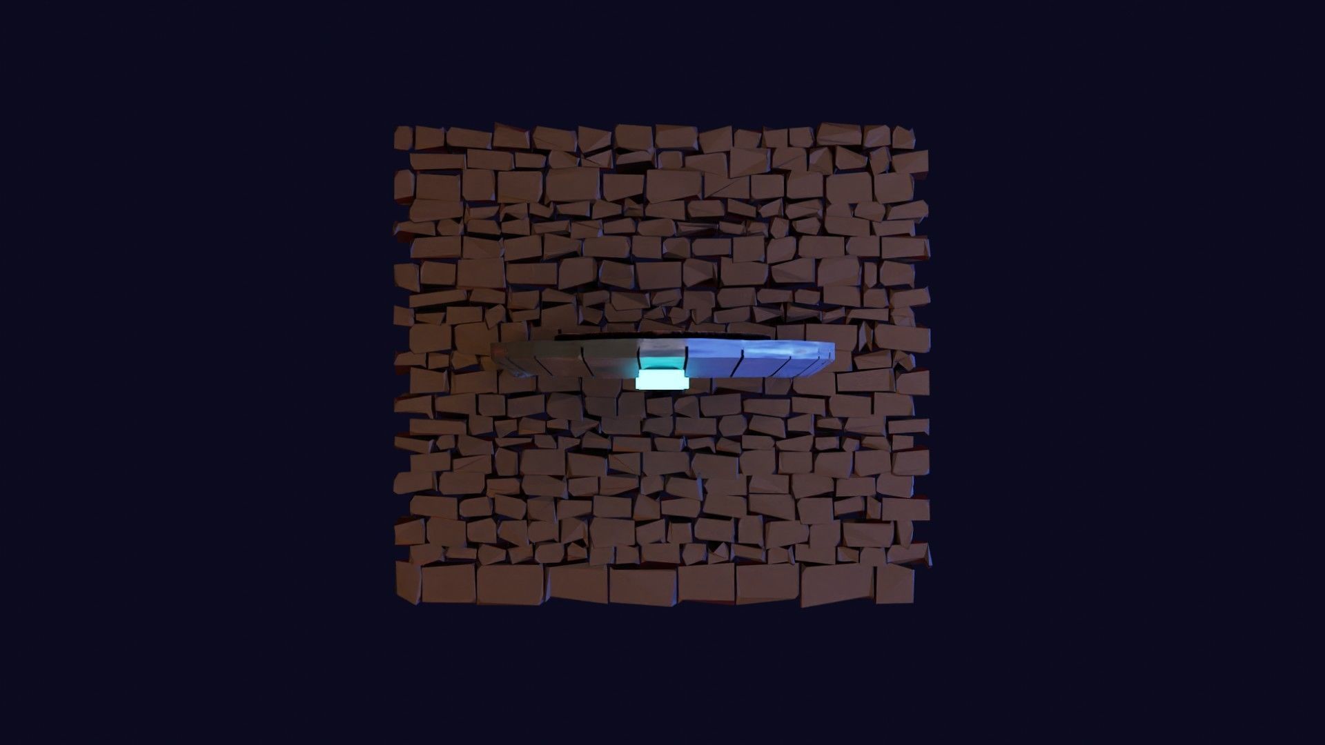 Dead cells door Low-poly 3D model_36