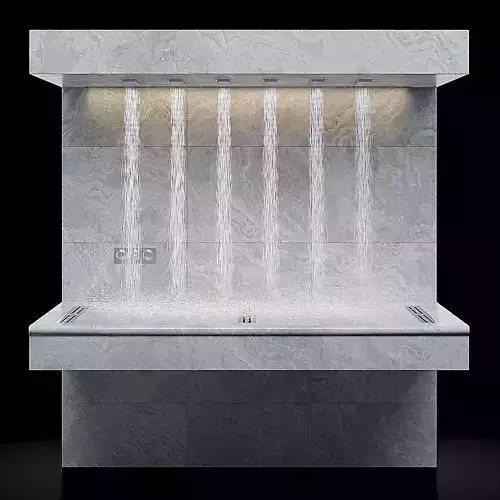 Horizontal Shower 3D model