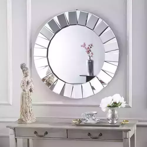 Sinh Posh And Luxe Accent Wall Mirror