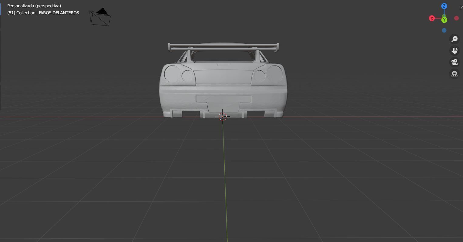 Nissan GTR R34 3D print model_2