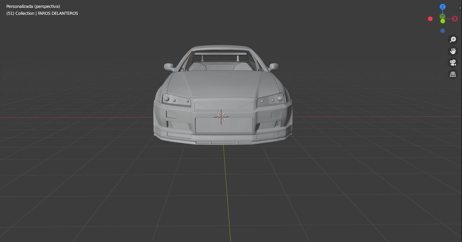 Nissan GTR R34 3D print model_4