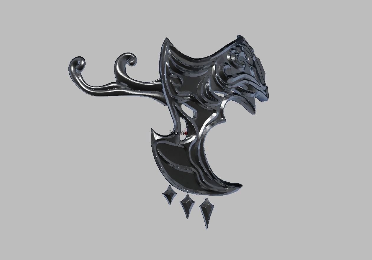 Male Viera Cosplay Headpiece - FFXIV - Game by SquareEnix 3D print model_4