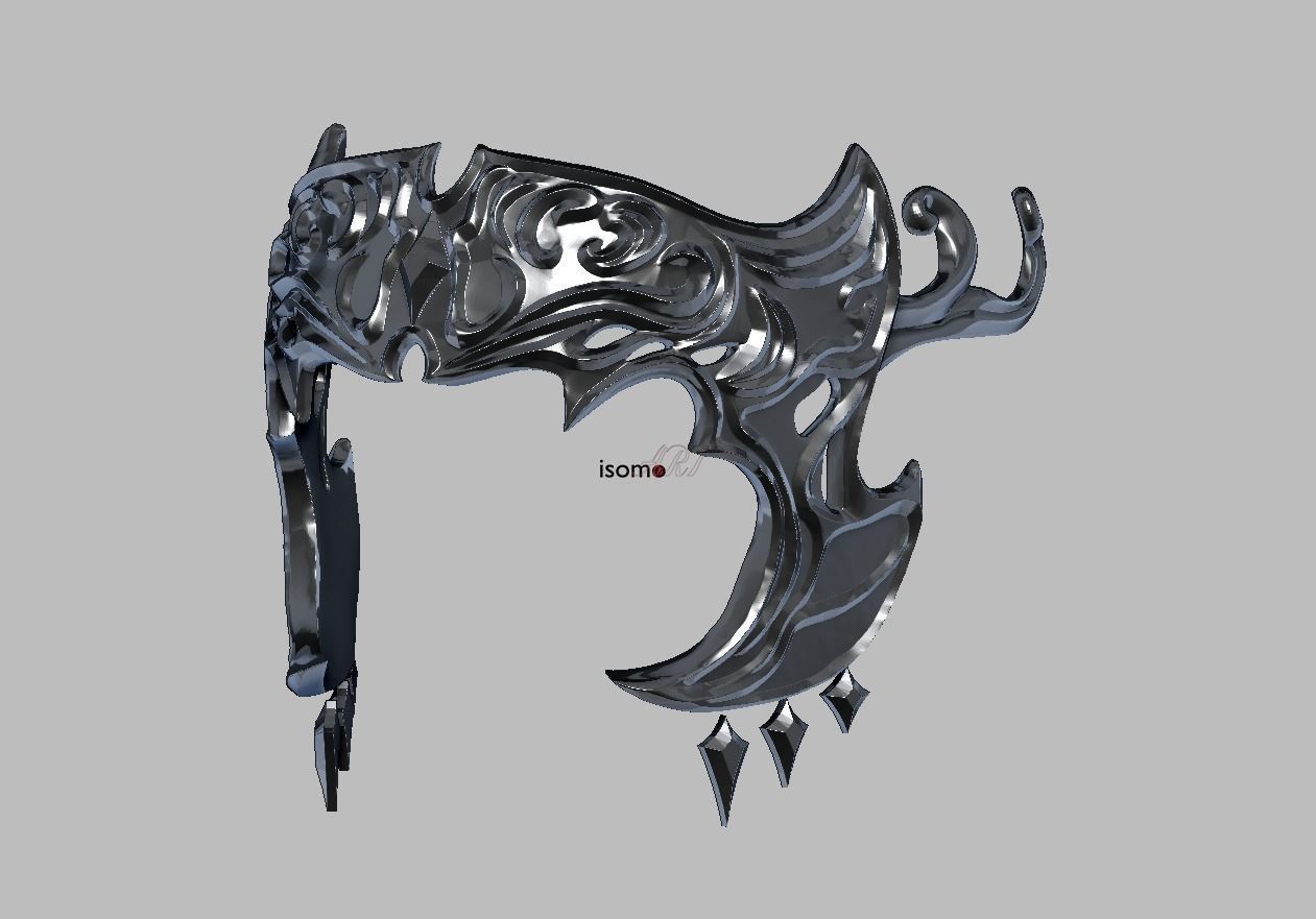 Male Viera Cosplay Headpiece - FFXIV - Game by SquareEnix 3D print model_1