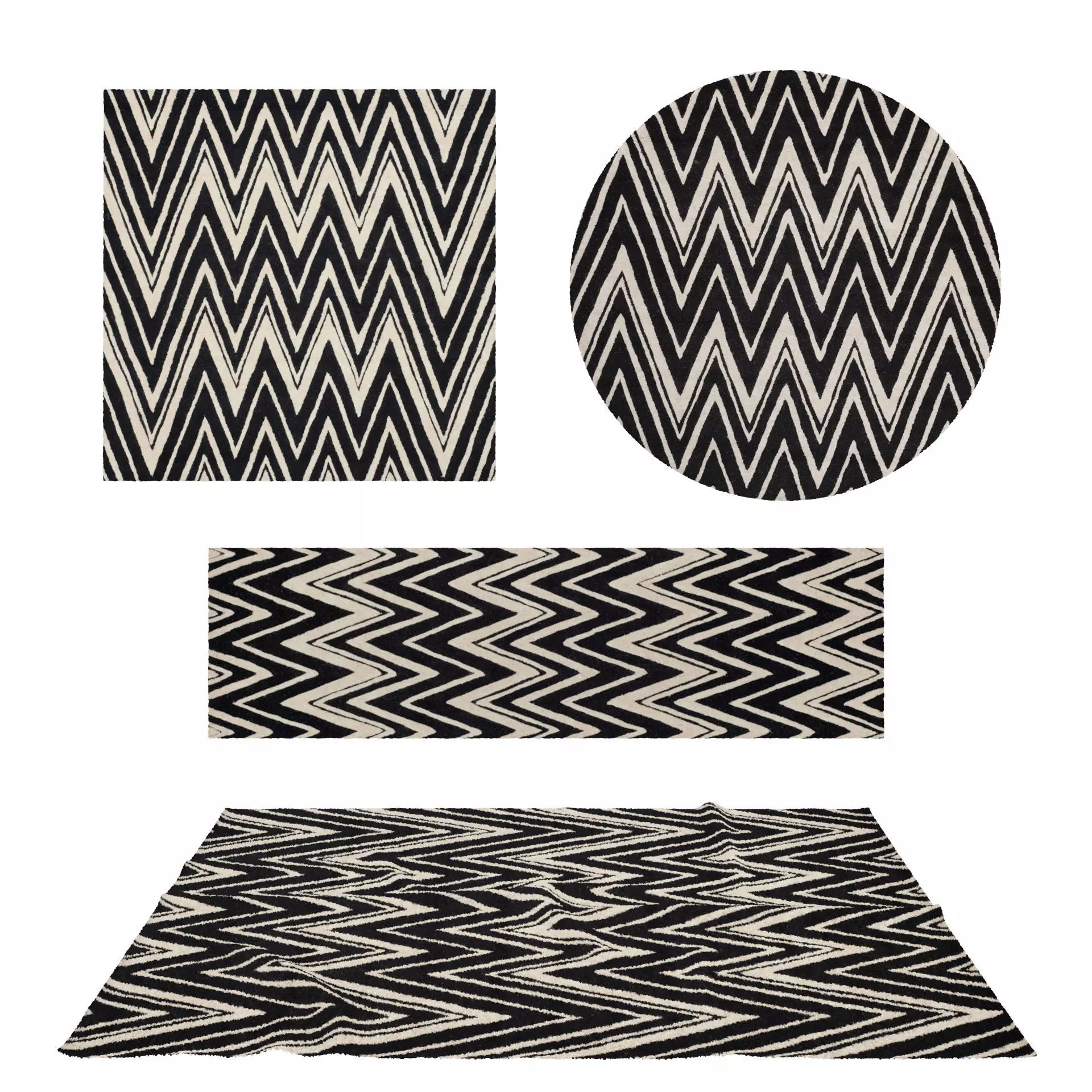 Rugs No 479 Low-poly 3D model_0