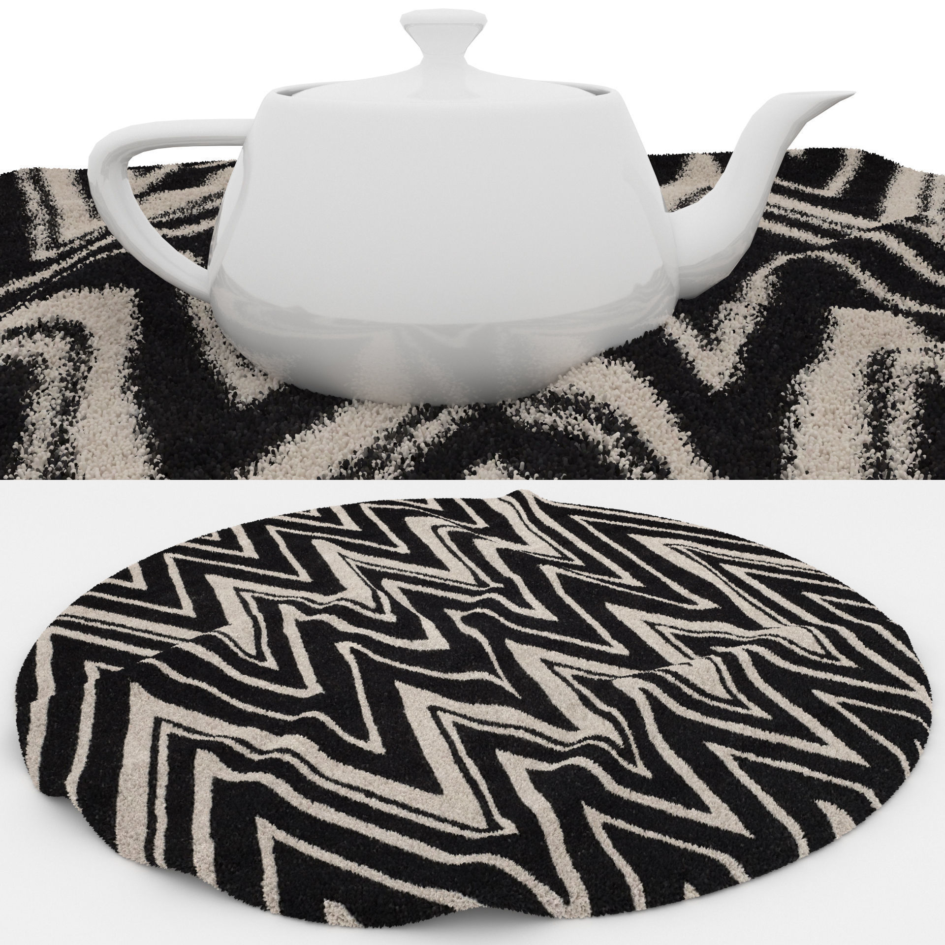 Rugs No 479 Low-poly 3D model_1