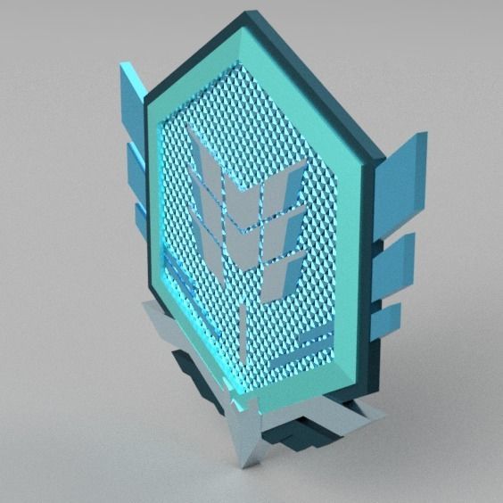 Call Of Duty mobile Pro Rank 1 emblem  3D model_1