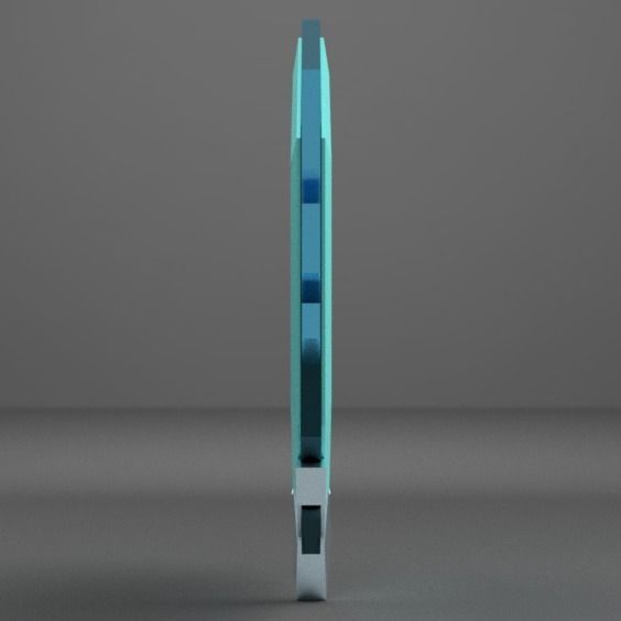 Call Of Duty mobile Pro Rank 1 emblem  3D model_6