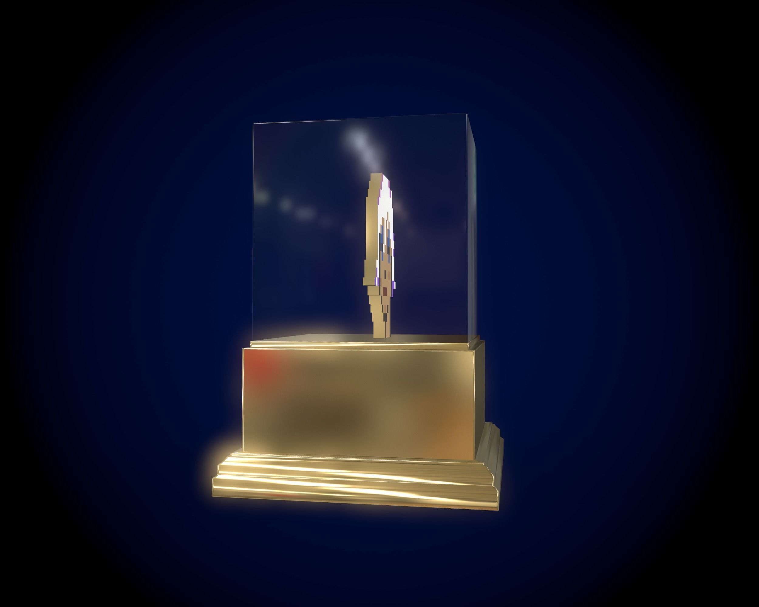 Gold Punk 3D model_4