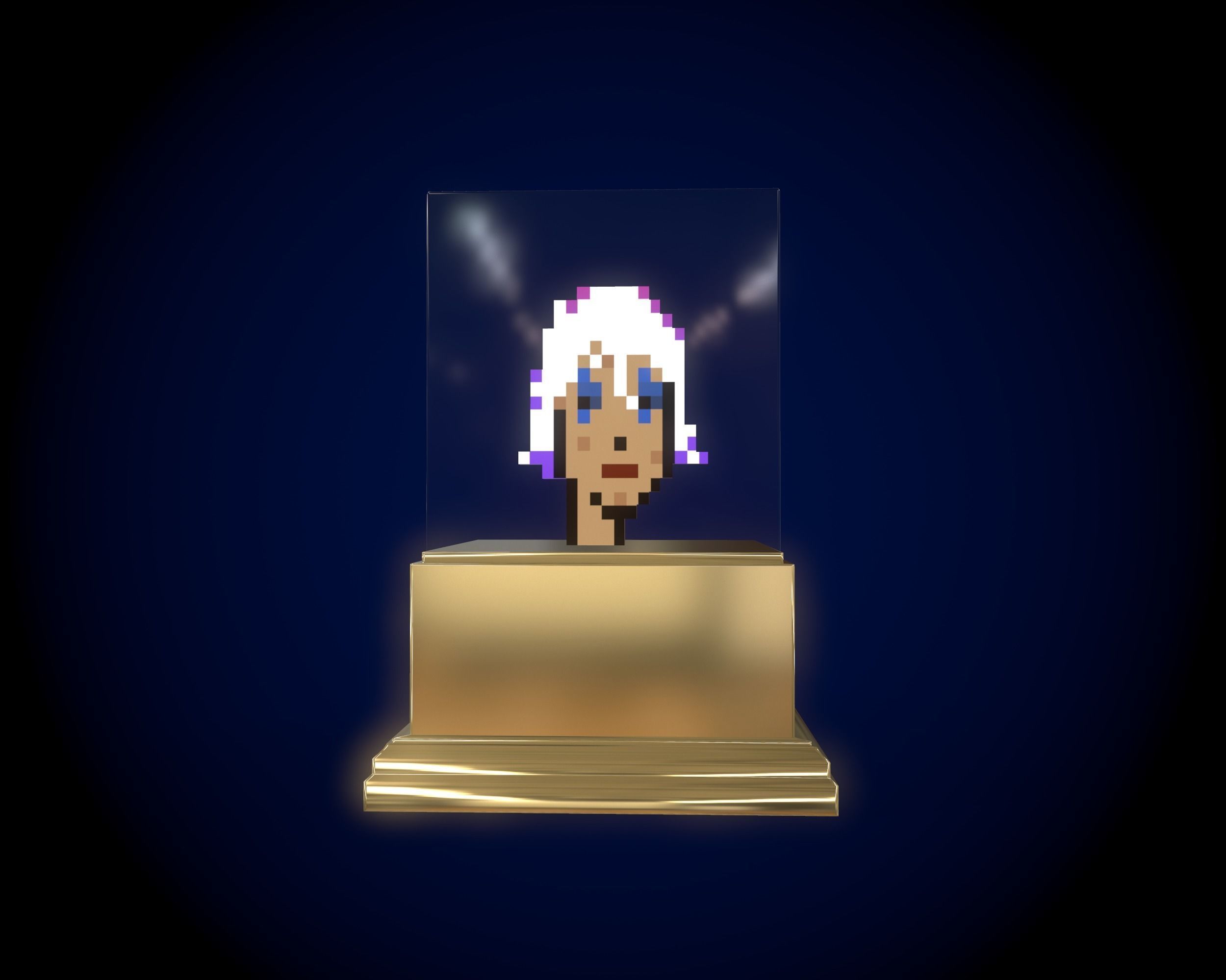 Gold Punk 3D model_6