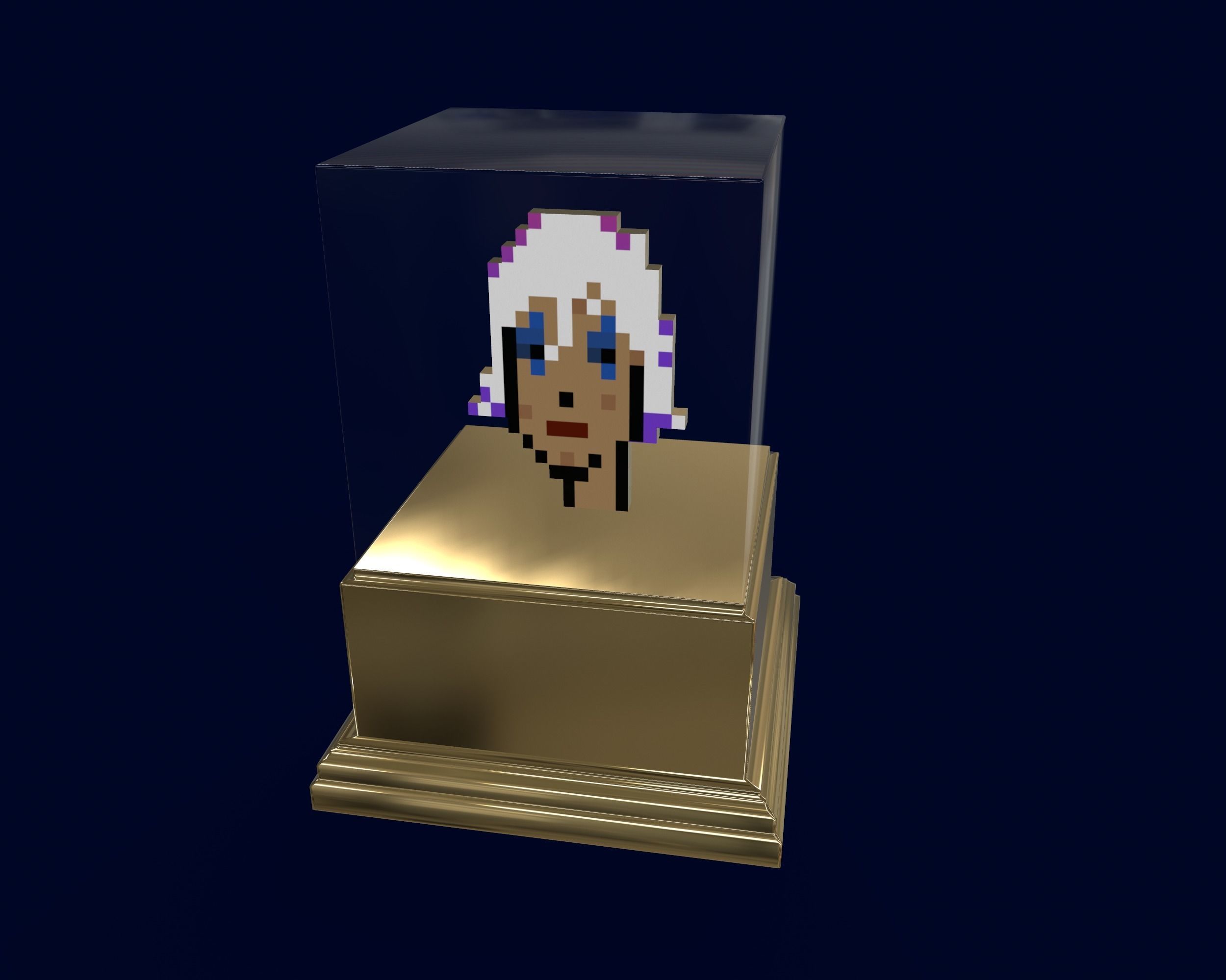 Gold Punk 3D model_8