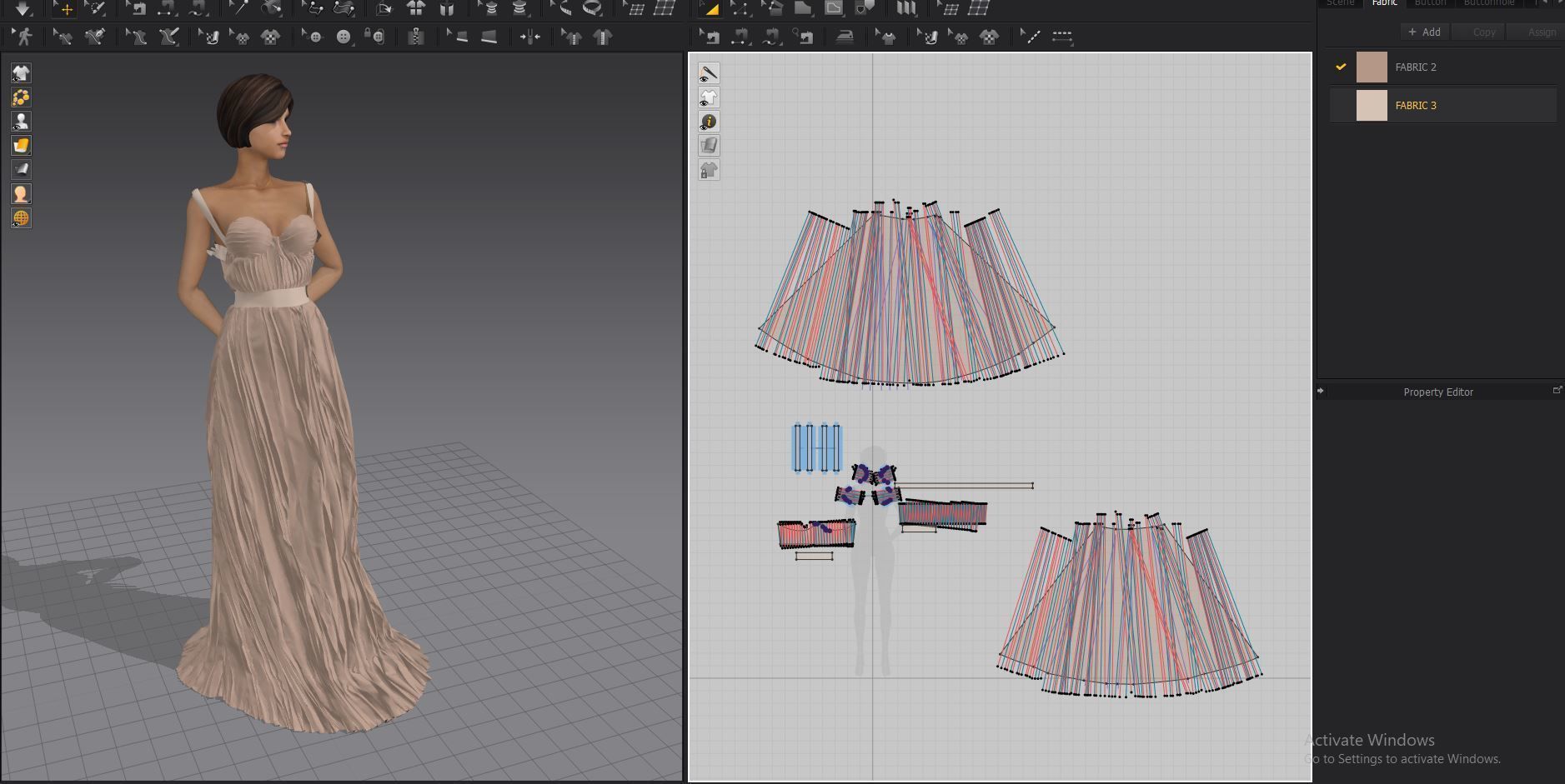 Avatar02 woman in dress 3D model_4