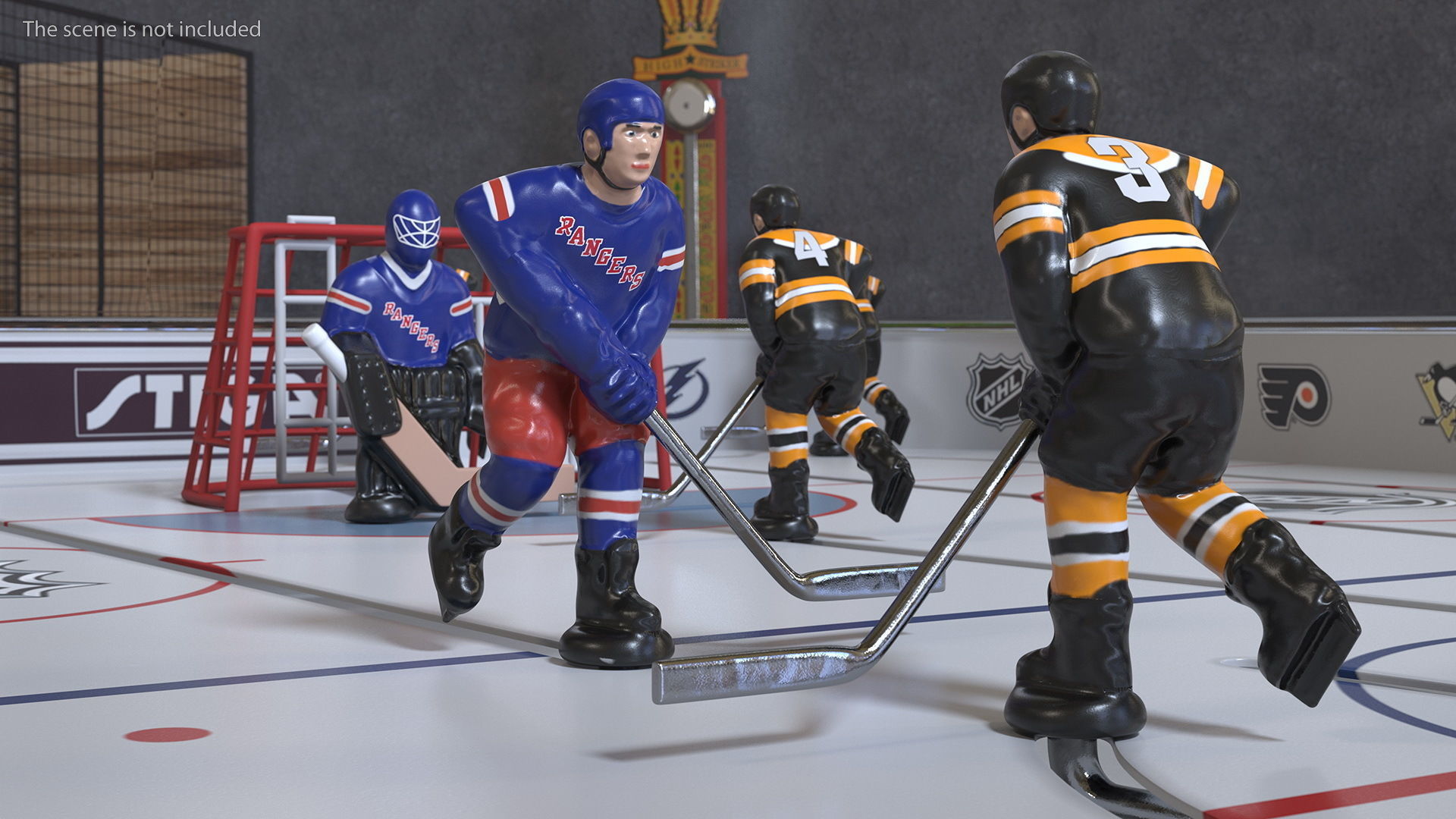 Stiga Stanley Cup Table Hockey with Game Stand Dome 3D model_6