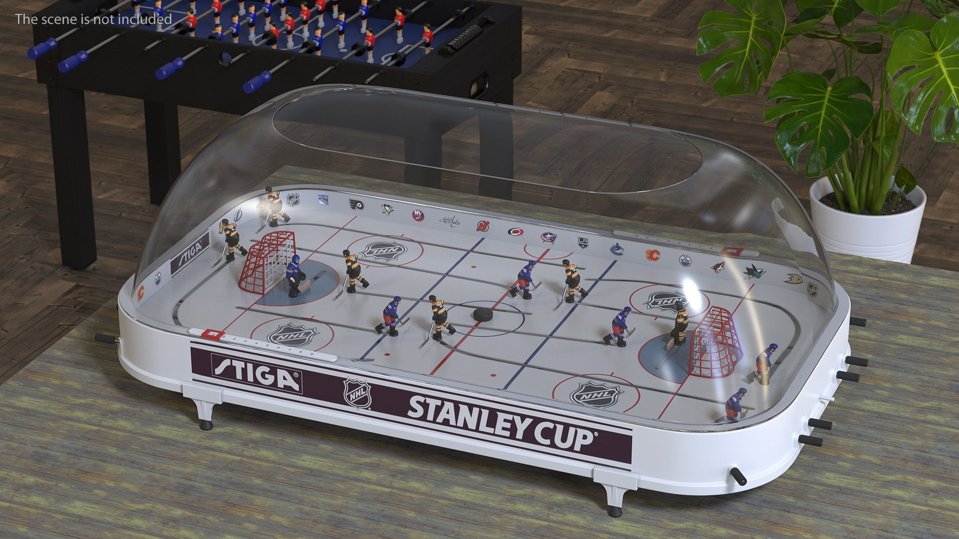 Stiga Stanley Cup Table Hockey with Game Stand Dome 3D model_3