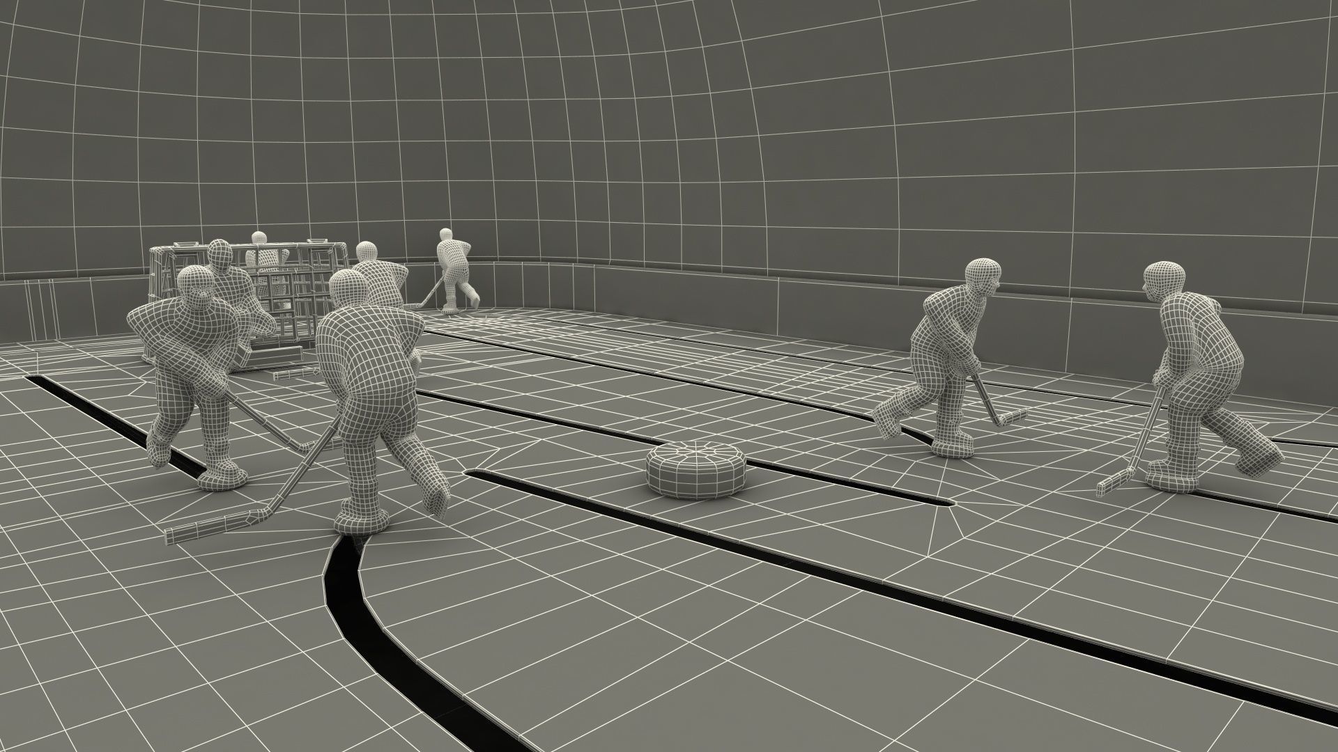 Stiga Stanley Cup Table Hockey with Game Stand Dome 3D model_31