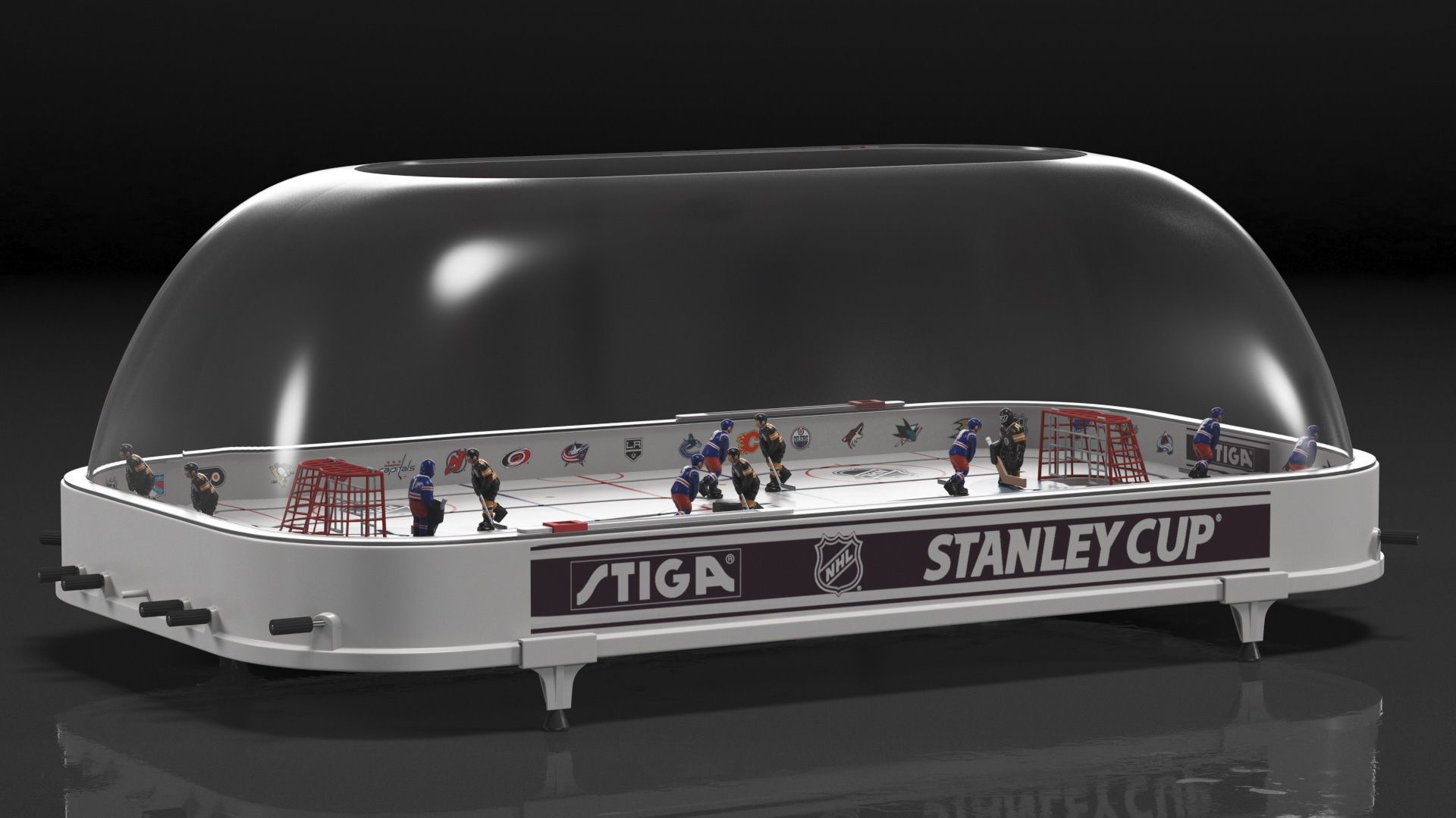 Stiga Stanley Cup Table Hockey with Game Stand Dome 3D model_21