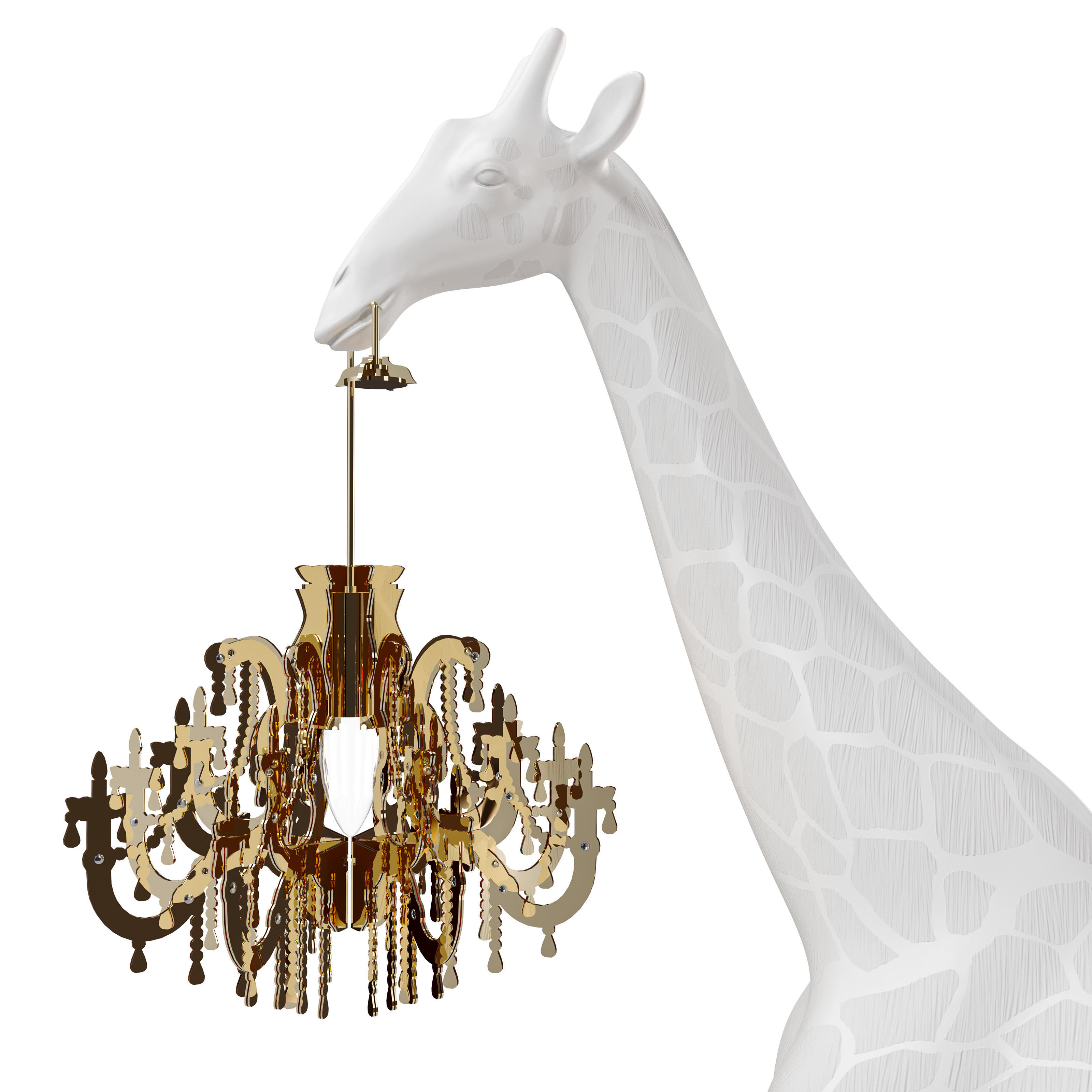 Giraffe in love xs Low-poly 3D model_6