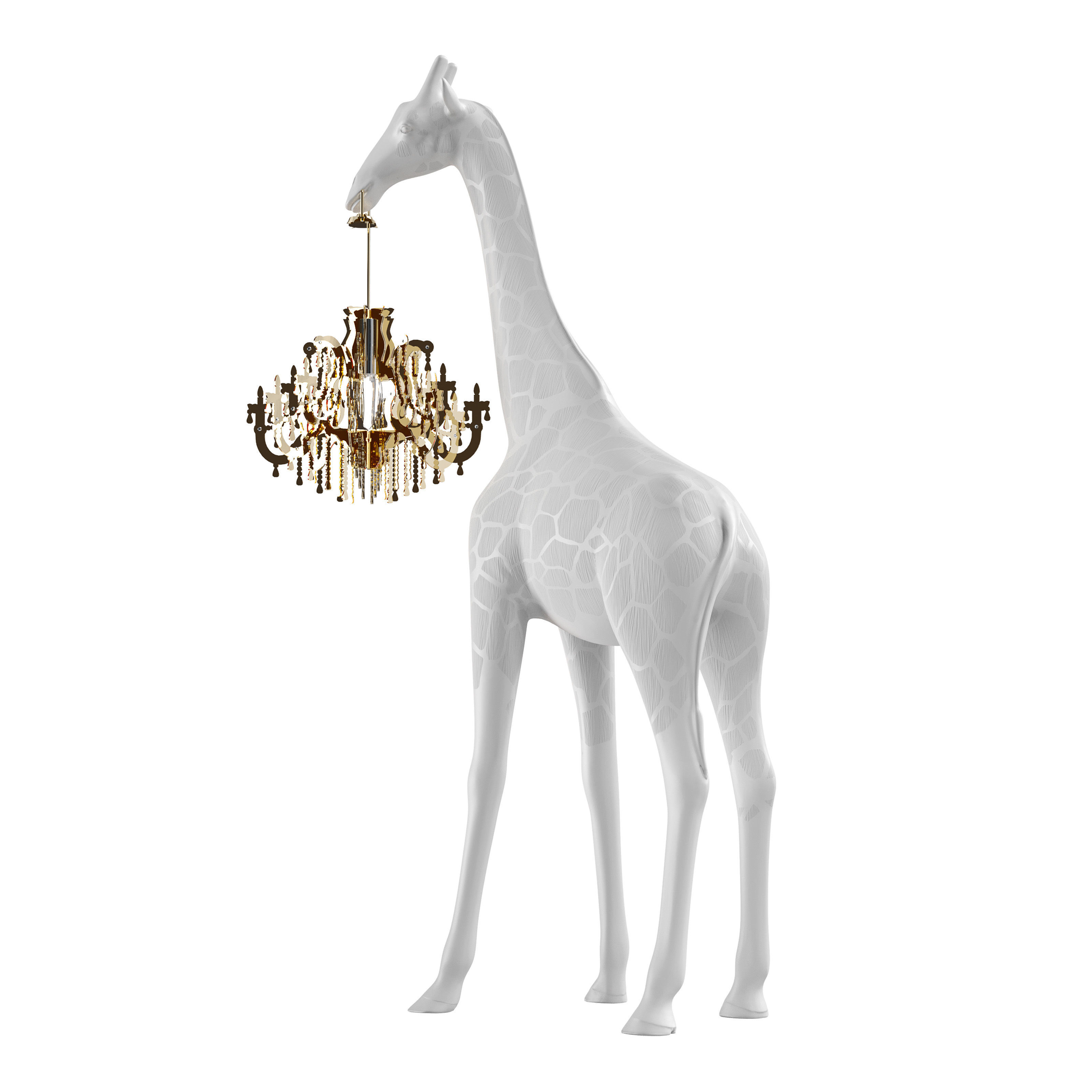 Giraffe in love xs Low-poly 3D model_2