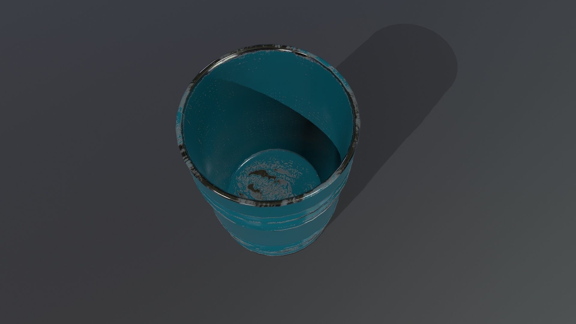 Barrel Set Low-poly 3D model_15