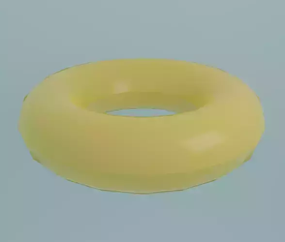 Inflatable buoy Free low-poly 3D model